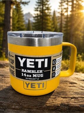 YETI Alpine Yellow 14 oz Mug | Limited Edition | Retired